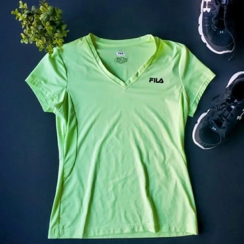 💍Fila Lime Green Workout T shirt
